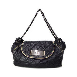 Chanel East West Matelasse Shoulder Bag Black